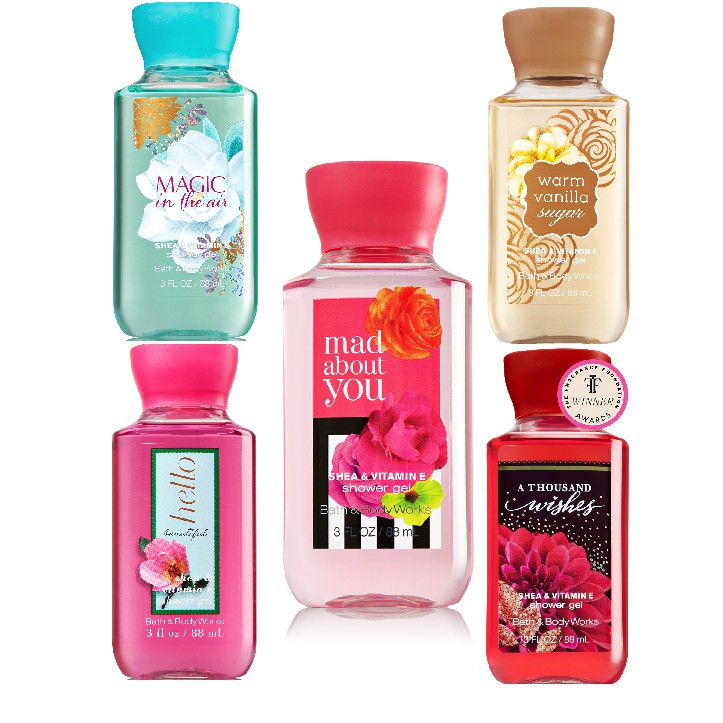 bath and body works shower gel