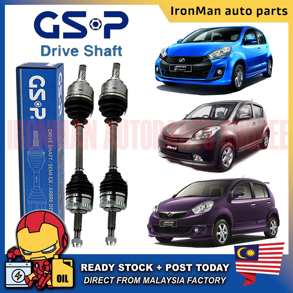 Original Gsp Perodua Myvi 1 0 1 3 Myvi Lagi Best 1 3 1 5 No Suitable Drive Shaft 2005 2017 Suspension Shaft