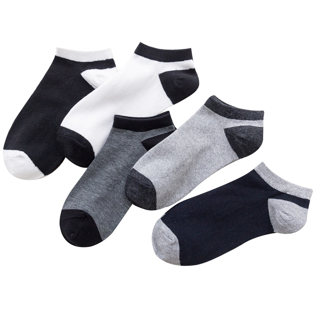 1Pair//5Pairs Socks Pack Cotton Work Casual Short Ankle Socks Low Cut Cute SockSK