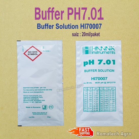 20ml Buffer Solution PH7.01 for PH Meter Calibration Shopee Malaysia