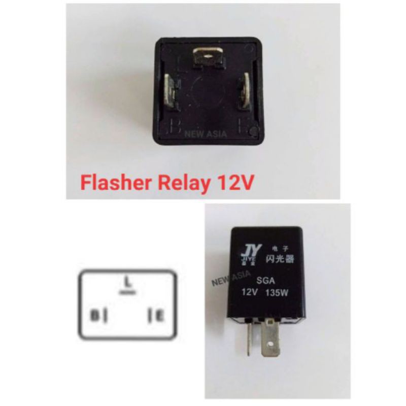 KANCIL FLASHER RELAY 12.8V HAZARD FOR PERODUA KANCIL,KENALI,KEMBARA
