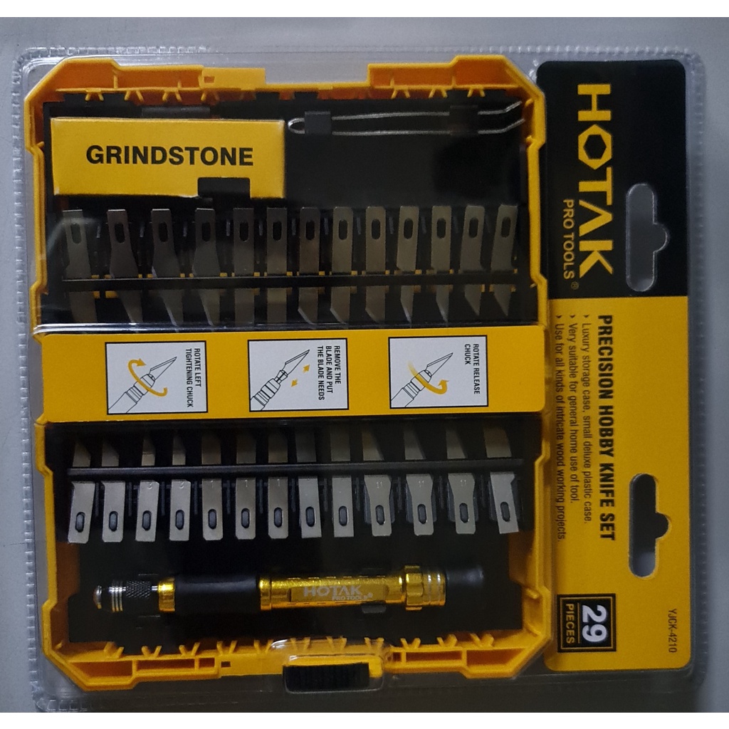 HOTAK pro tools precision hobby knife set 29 pieces set Shopee Malaysia