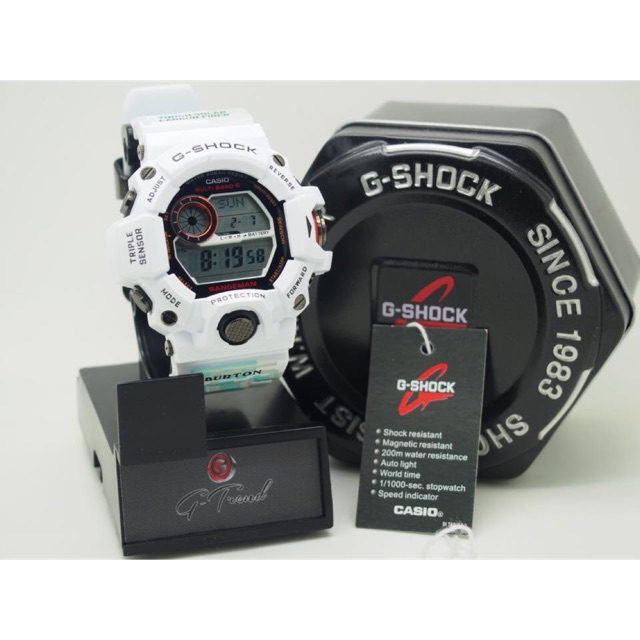 g shock rangeman white