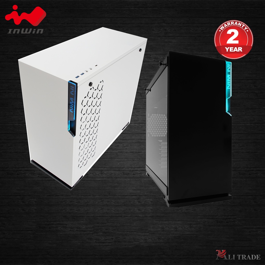 InWin 101C with RGB and USB 3.1 Gen2 Type-C Tempered Glass Mid Tower ...