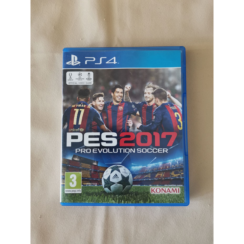 Volcánico Educación moral cesar Used) PES 2017 PS4 Game Playstation 4 Games Pro Evolution Soccer 2017 实况足球  | Shopee Malaysia