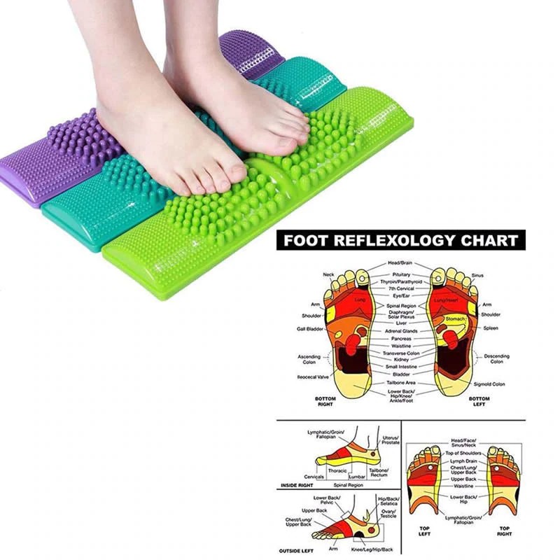 Japan Design Foot Massage Mat Board Acupuncture Shiatsu Circulation