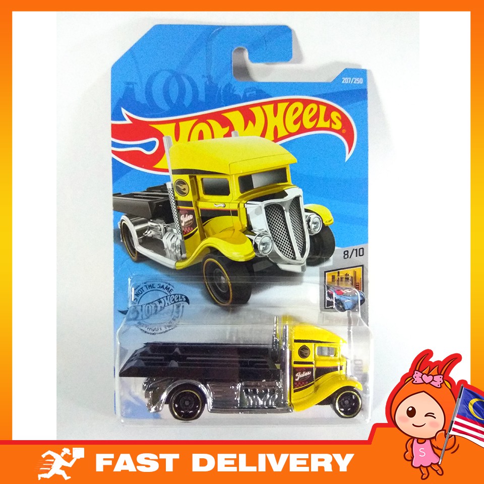 hot wheels fast bed hauler