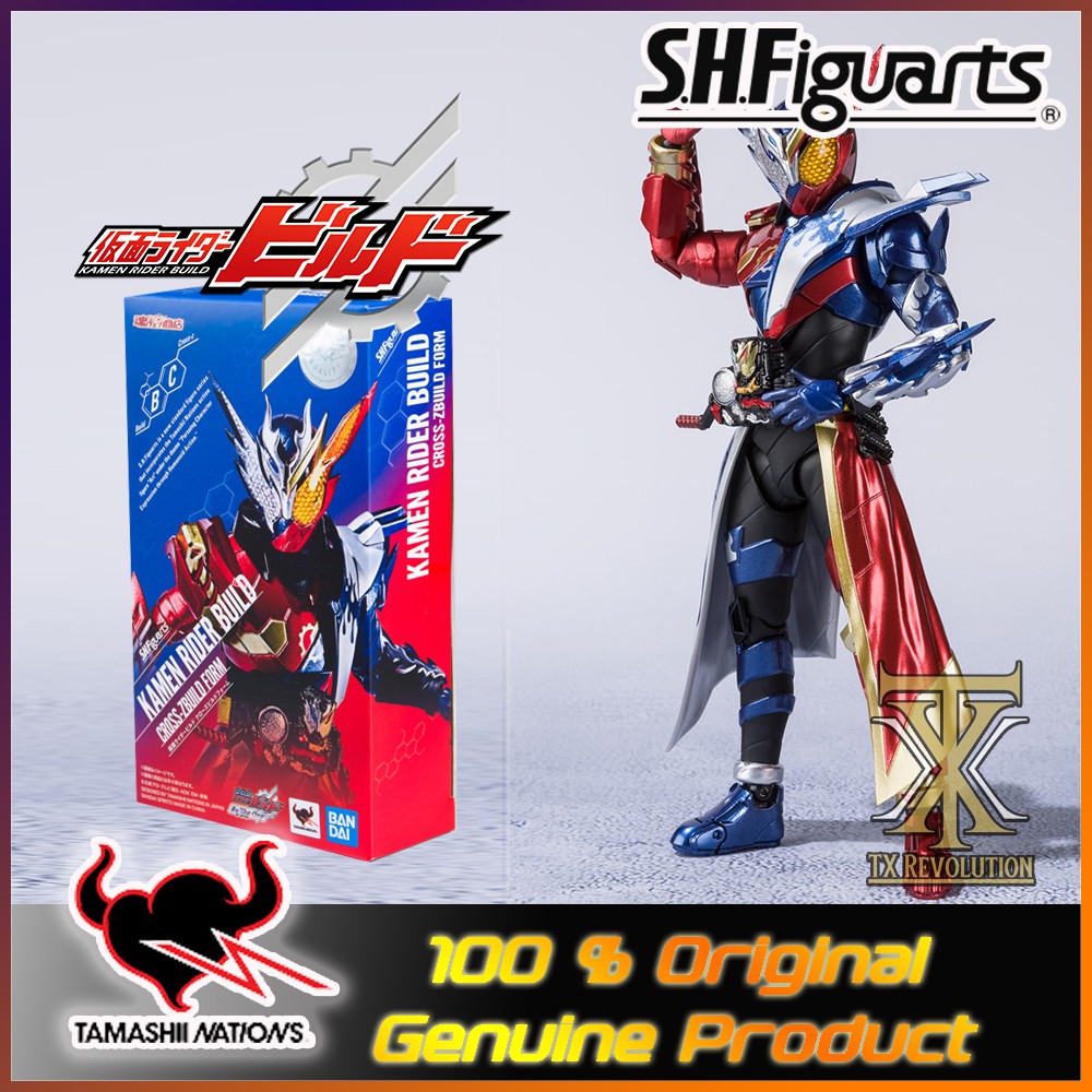 S H Figuarts Kamen Rider Build Cross Z Build Form P Bandai Premium Cross Z Shopee Malaysia