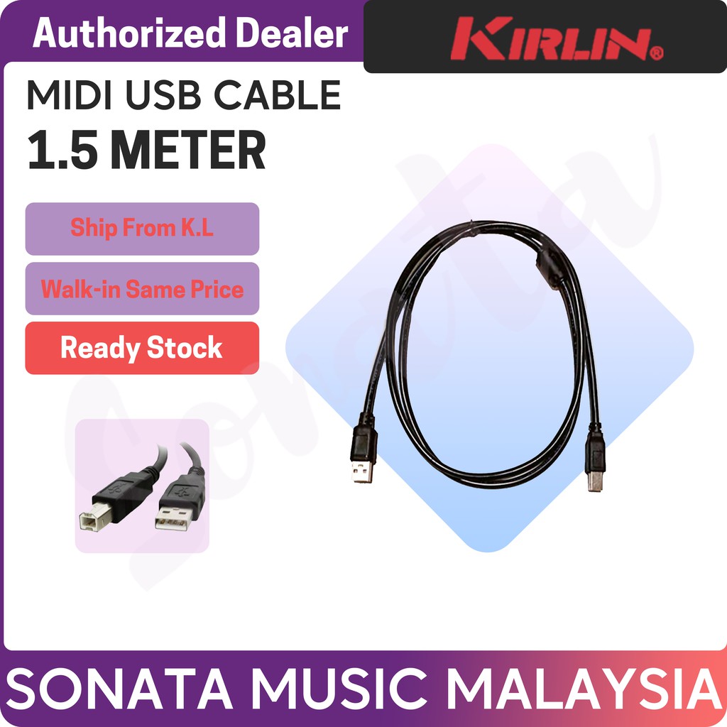 USB Midi Cable Midi Controller for Keyboard Digital Piano USB to HOST