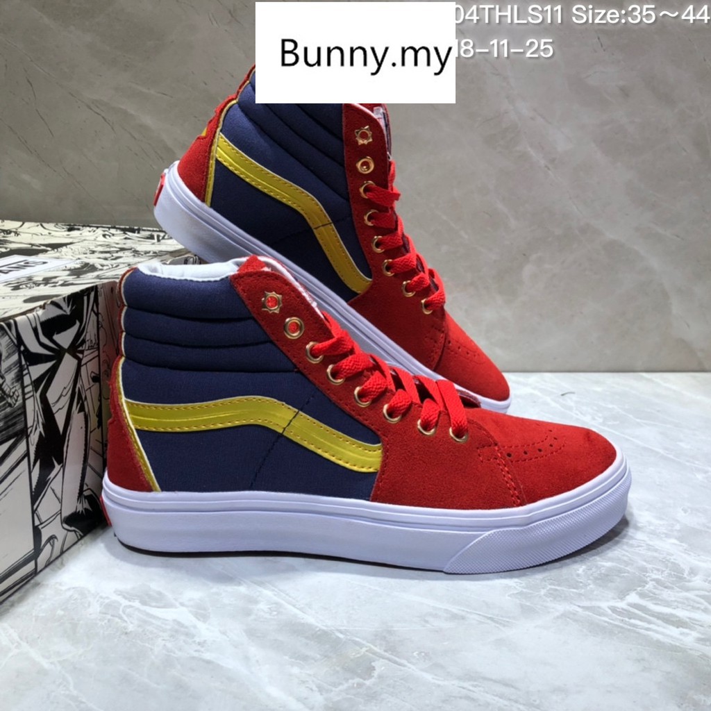deadpool vans sk8 hi