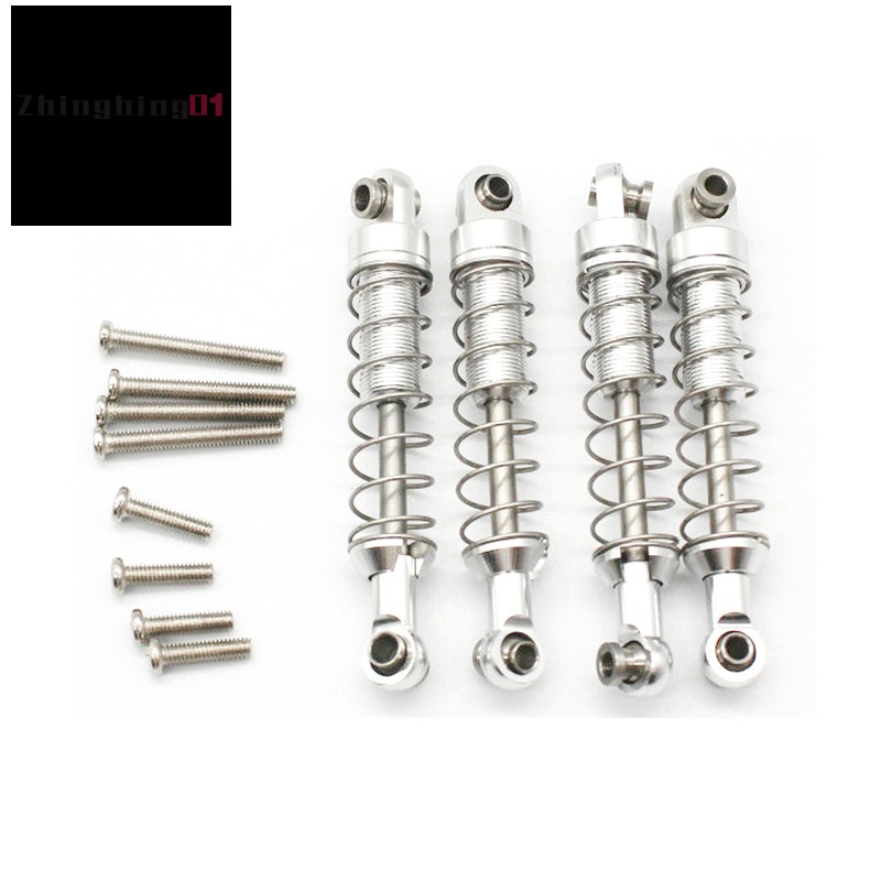 Andifany 4Pcs Metal Shock Absorber Damper with Extender for WPL C14 C24 C34 MN D90 D99 MN90 MN99S RC Car Upgrade Parts,2