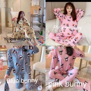 Set Baju  tidur  perempuan  pajamas nigtwear sleep Shopee 