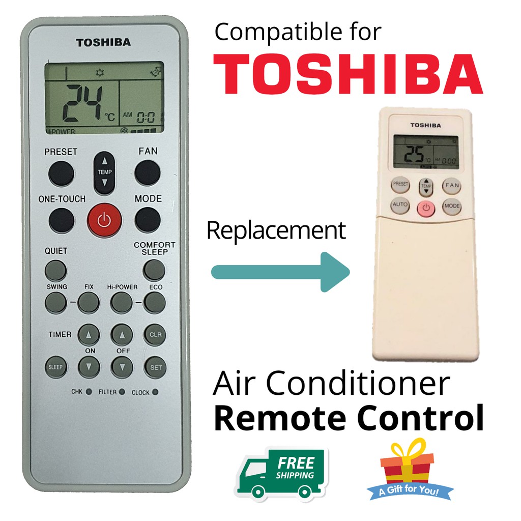 Toshiba AirCond Remote Control WCL03SE WCH1UE RAS10, 13SKPX RAS10