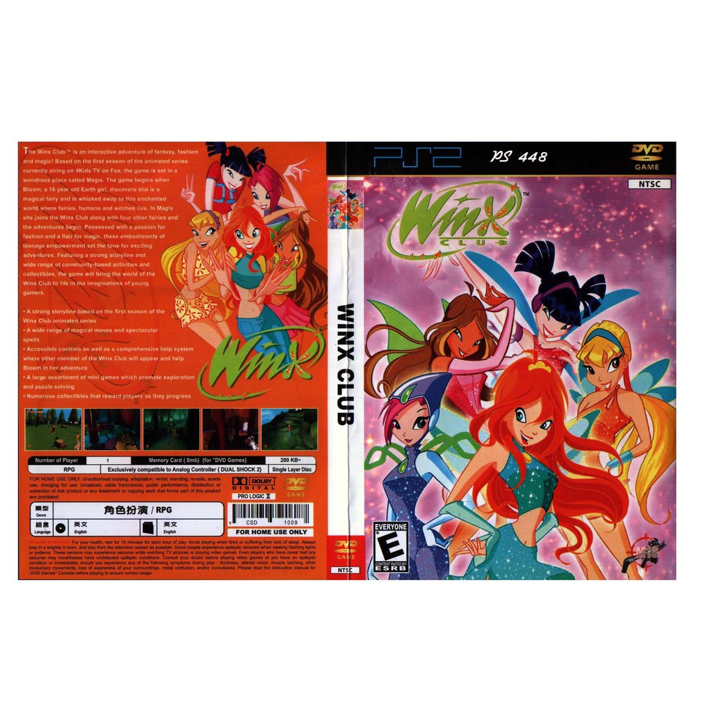 PS2 GAME COLLECTION WINX CLUB (CD Version) | Shopee Malaysia