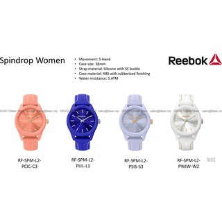reebok spindrop watch price