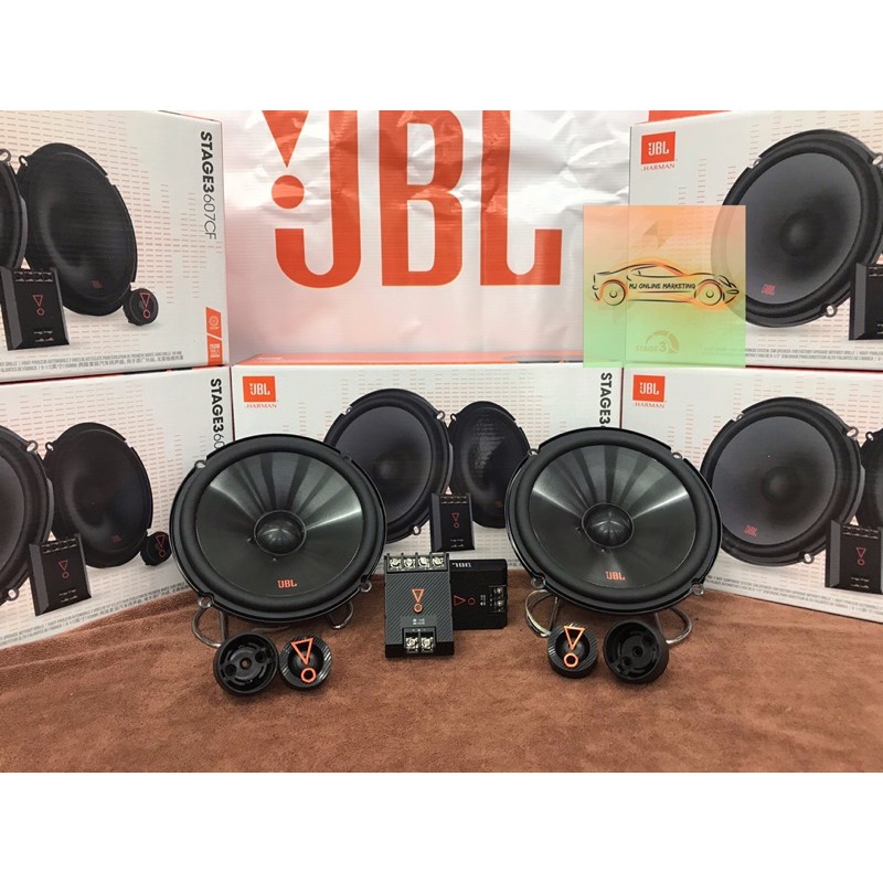 JBL Stage3 607CF 6.5inch Component Set**100%Original**Perodua,Proton,Honda,Toyota,Nissan Car Audio Speaker