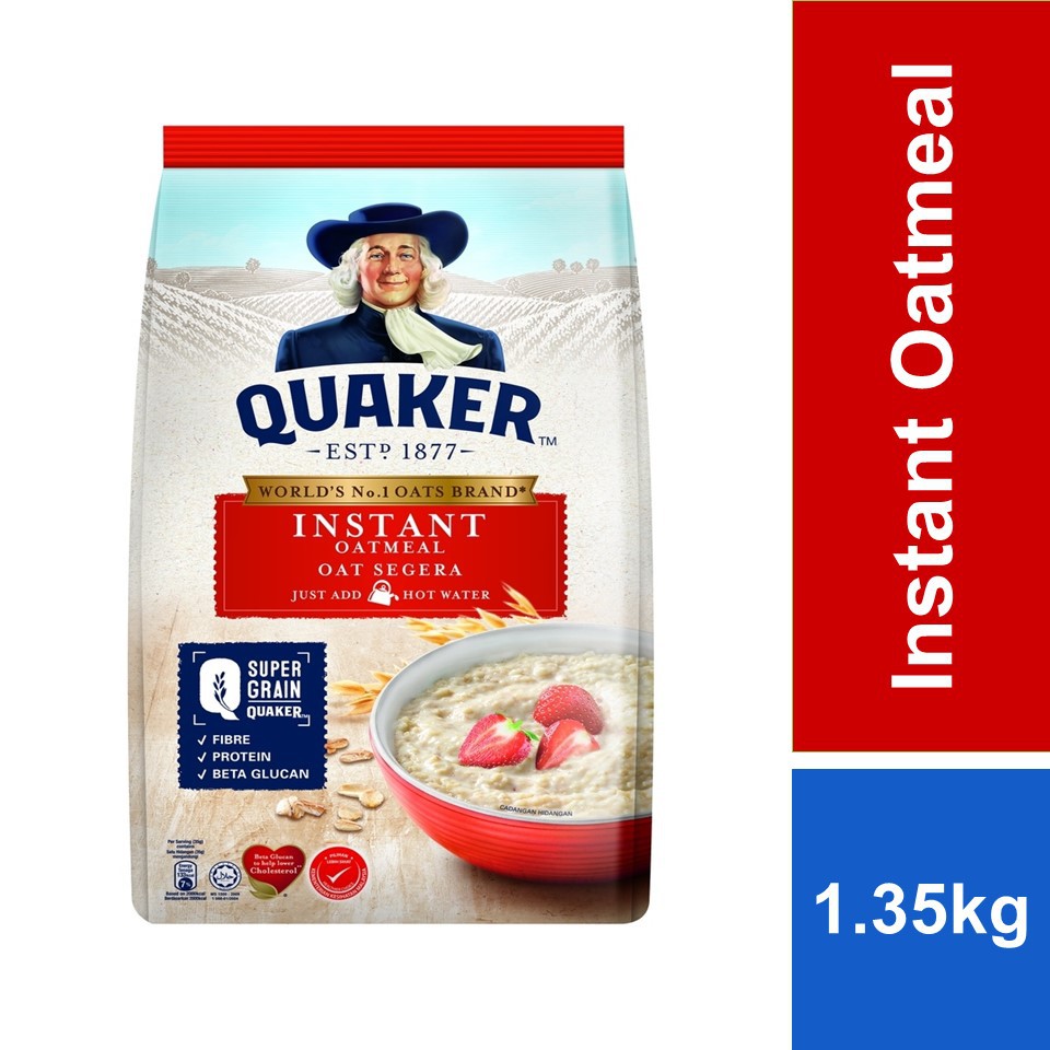 Quaker Oats Instant Oatmeal 1 35kg Malaysia