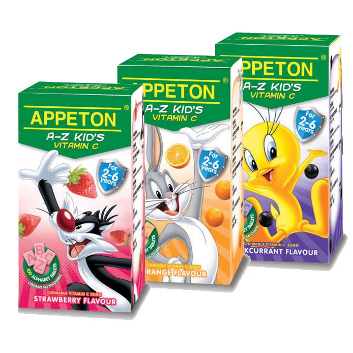 Appeton AZ Kid's Vitamin C (30mg) (100 Tabs) 26years Shopee Malaysia