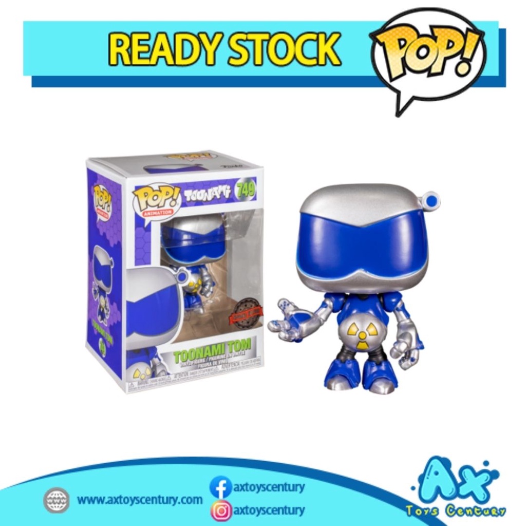 Funko Pop! Animation: Toonami - Toonami Tom #749 Special Edition 100% Genuine