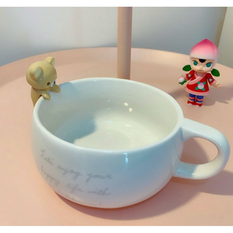Japan Rilakkuma ceramic mug ceramic bowl tableware 日单轻松熊立体陶瓷杯陶瓷碗 | Shopee  Malaysia