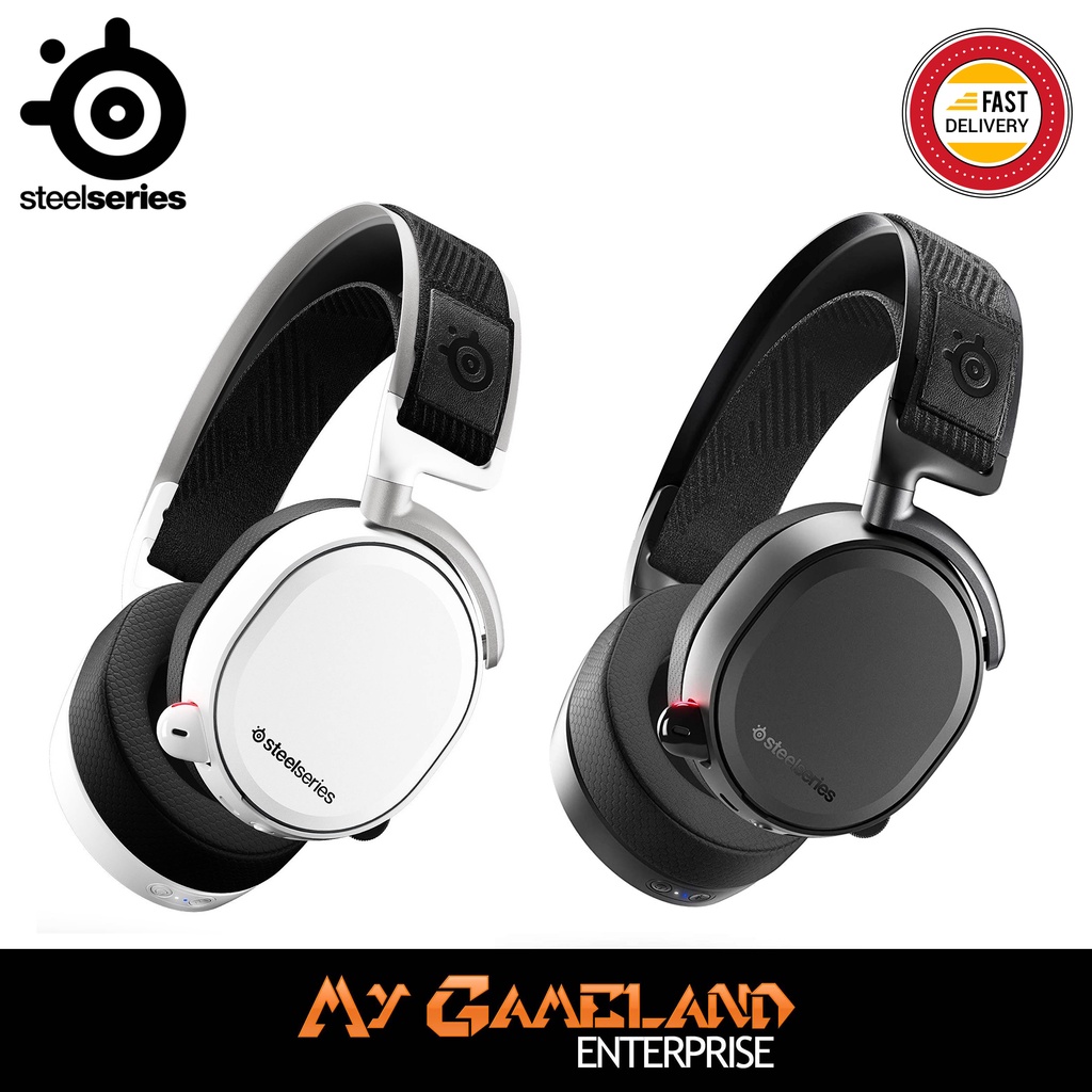 Steelseries Arctis Pro Black / White Wireless Gaming Headphones For PS4