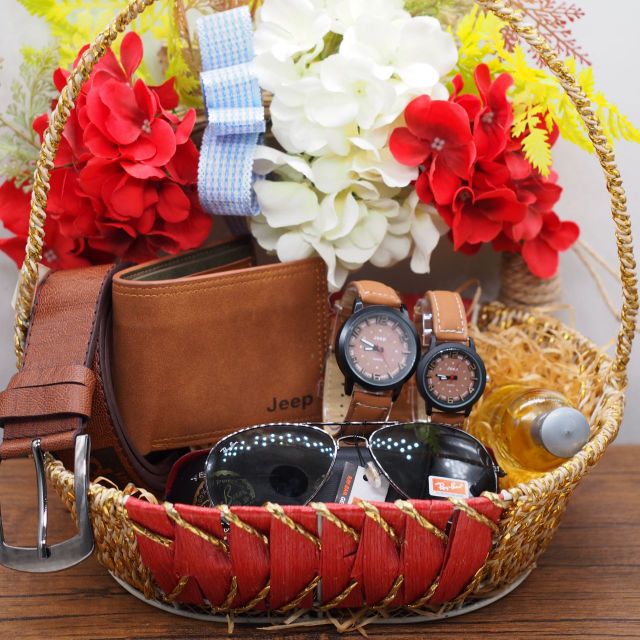 fossil belt and wallet set