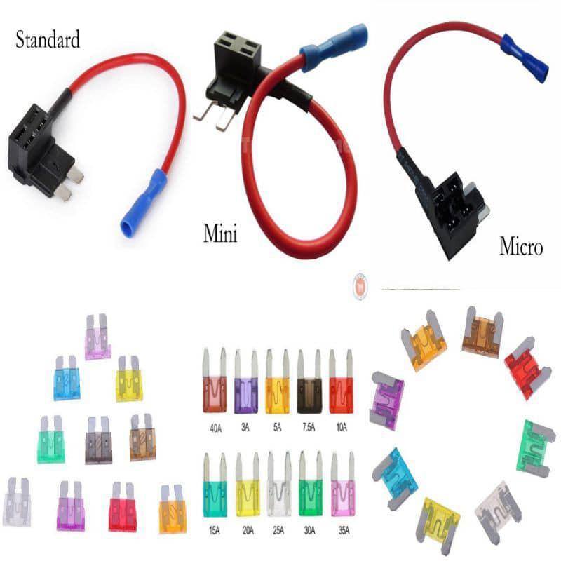 Fuse Addacircuit TAP Mini / micro / standard Blade Fuses Auto Car Truck Assortment Fuse Kit