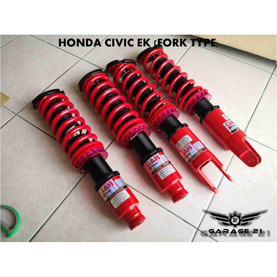 Honda Civic Ek Ej Eg Gab He Hilo Bodyshift Adjustable Suspension Absorber Shopee Malaysia