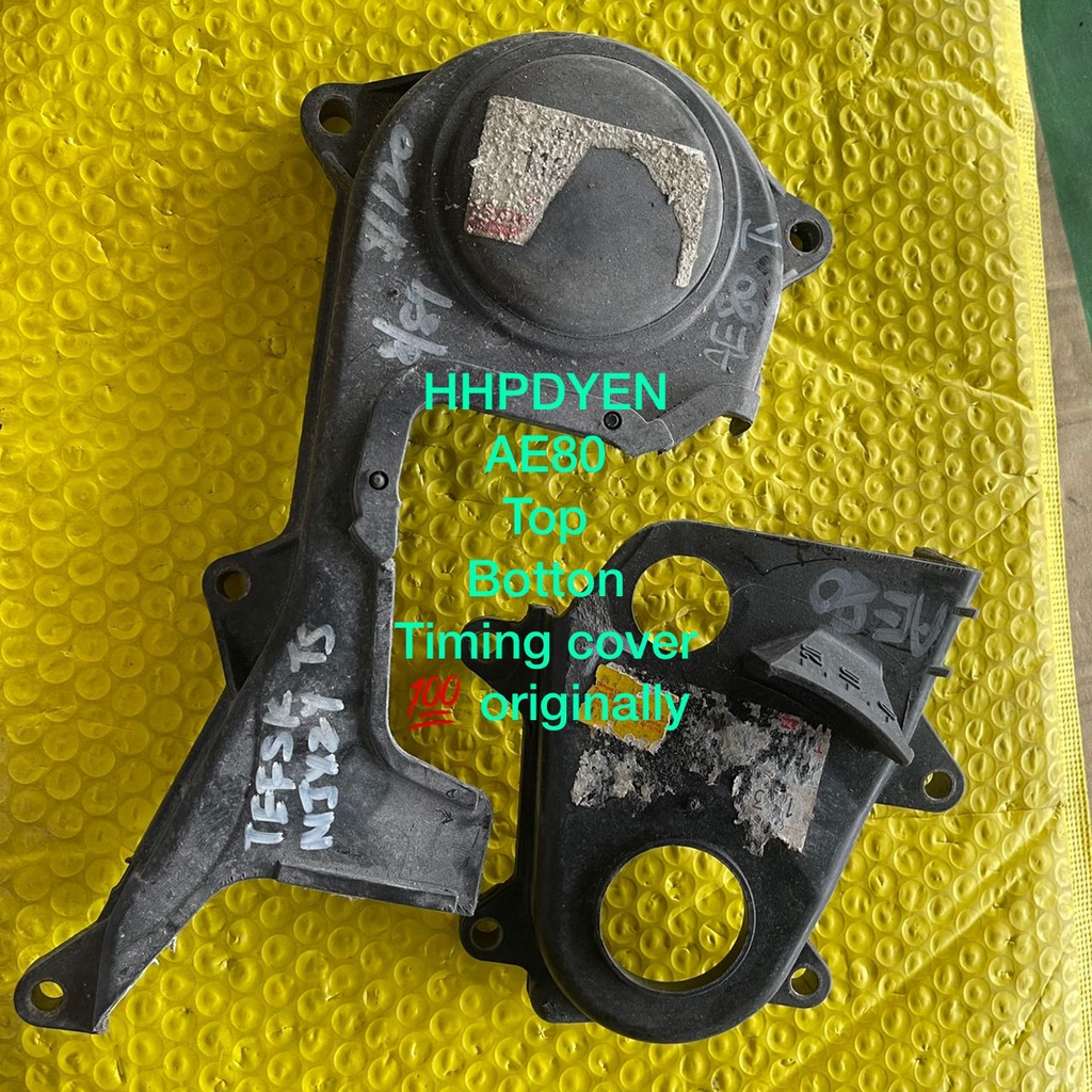 TOYOTA COROLLA AE80 TOP / LOWER TIMING BELT COVER ORIGINAL (1PCS) READY