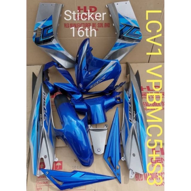 Yamaha Lc135 V1 Coverset Cover Set Bodyset Sticker 16th Vpbmc5 S3 Shopee Malaysia