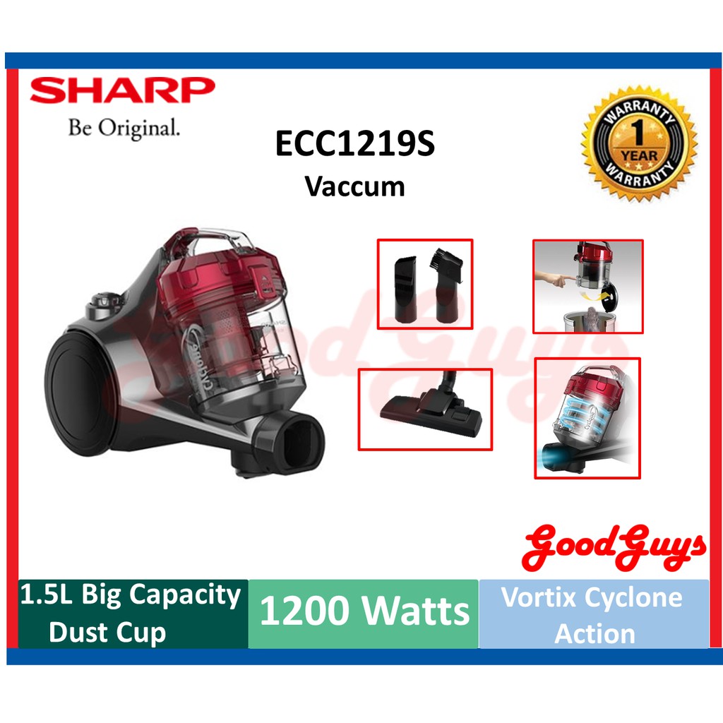 Sharp Vacuum Cleaner ECC1219S Bagless Cleaner