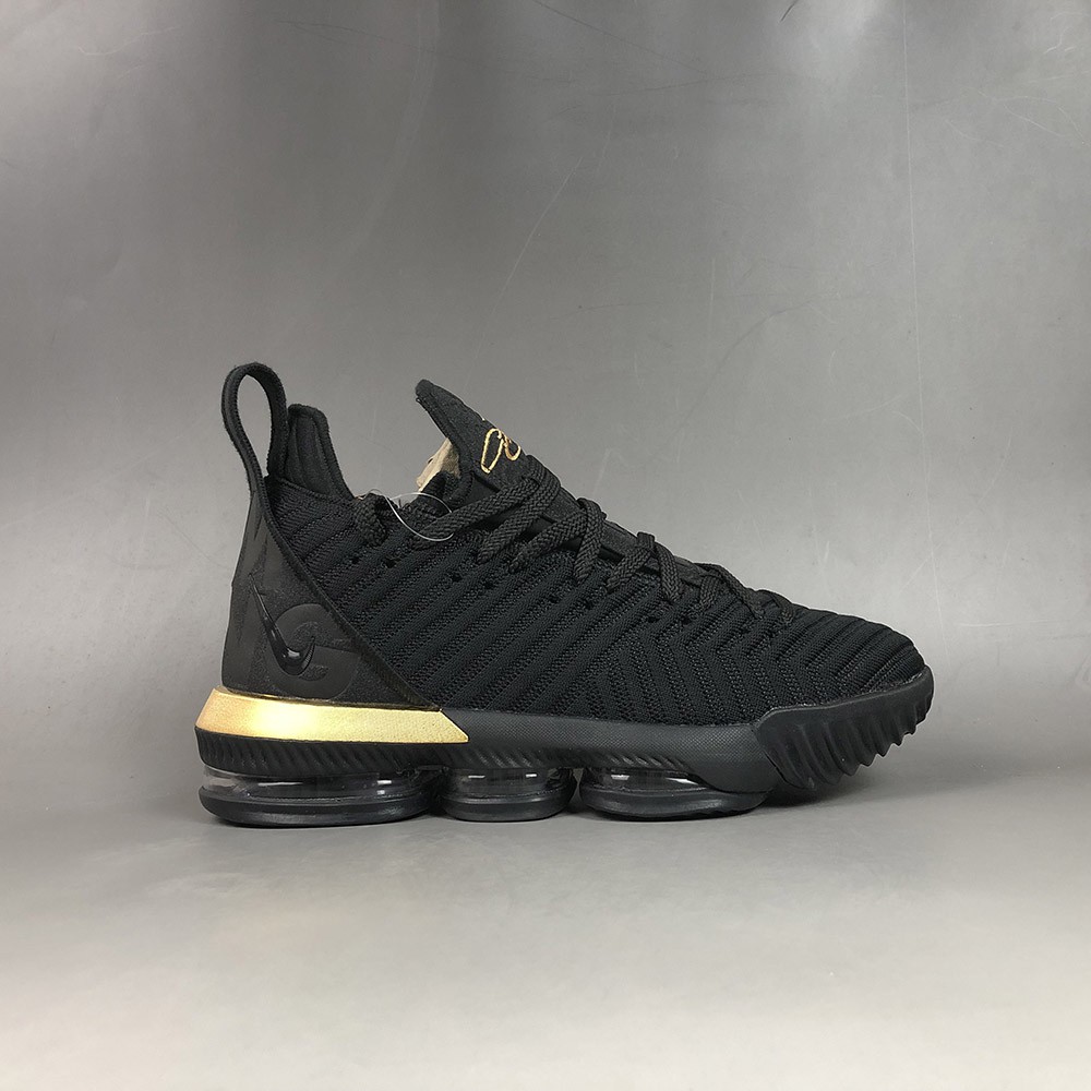 lebron 16 im king black and gold