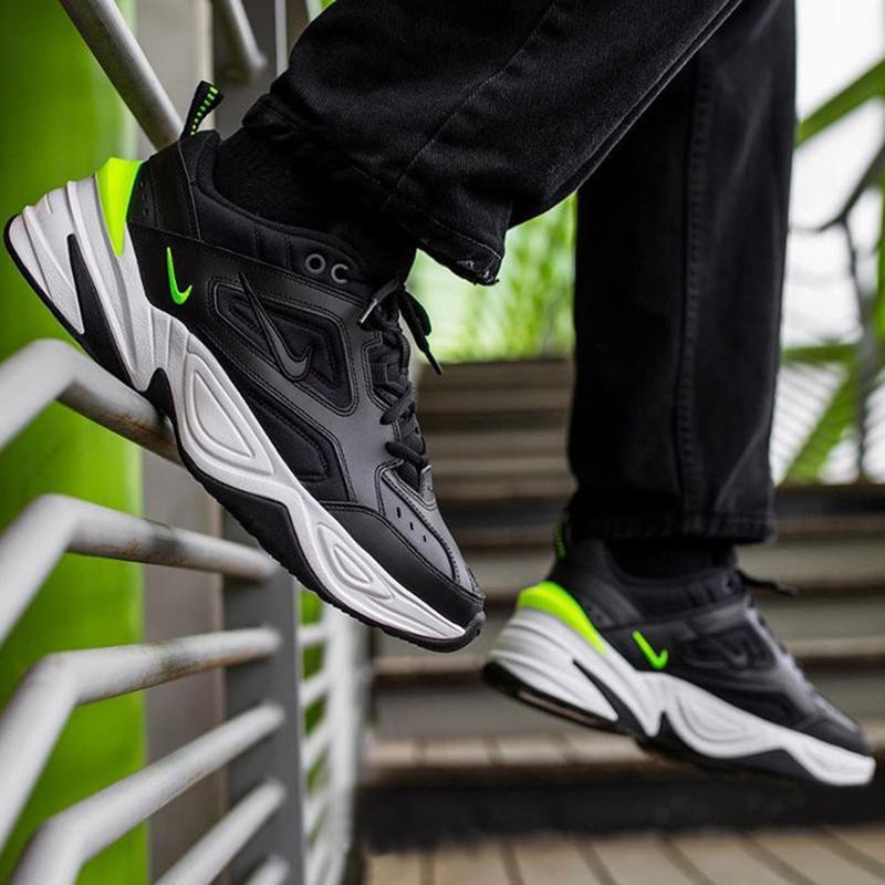 nike zoom black and green