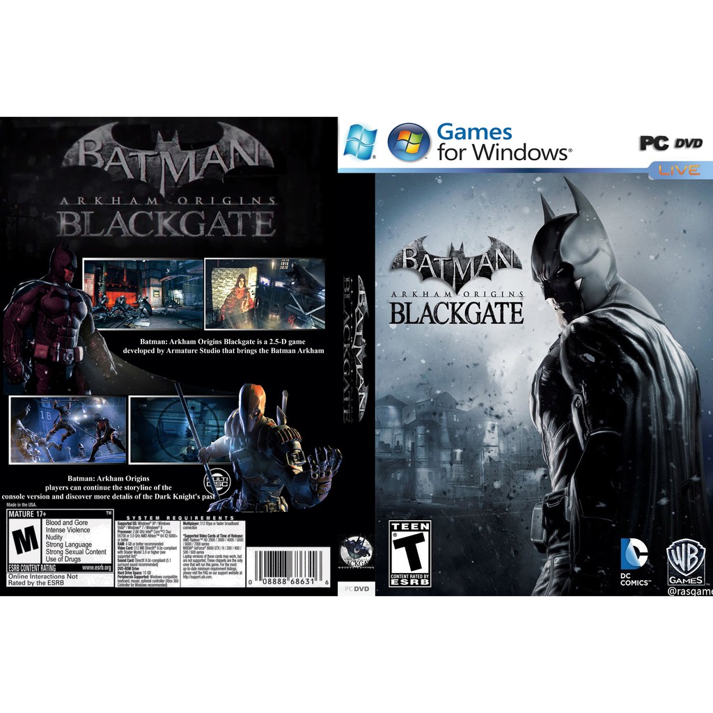 Batman: Arkham Origins Blackgate PC GAME [Offline] | Shopee Malaysia