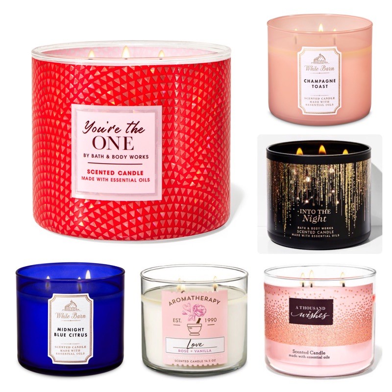 AUTHENTIC BATH AND BODY WORKS BBW 3-WICK SCENTED CANDLE | Shopee Malaysia