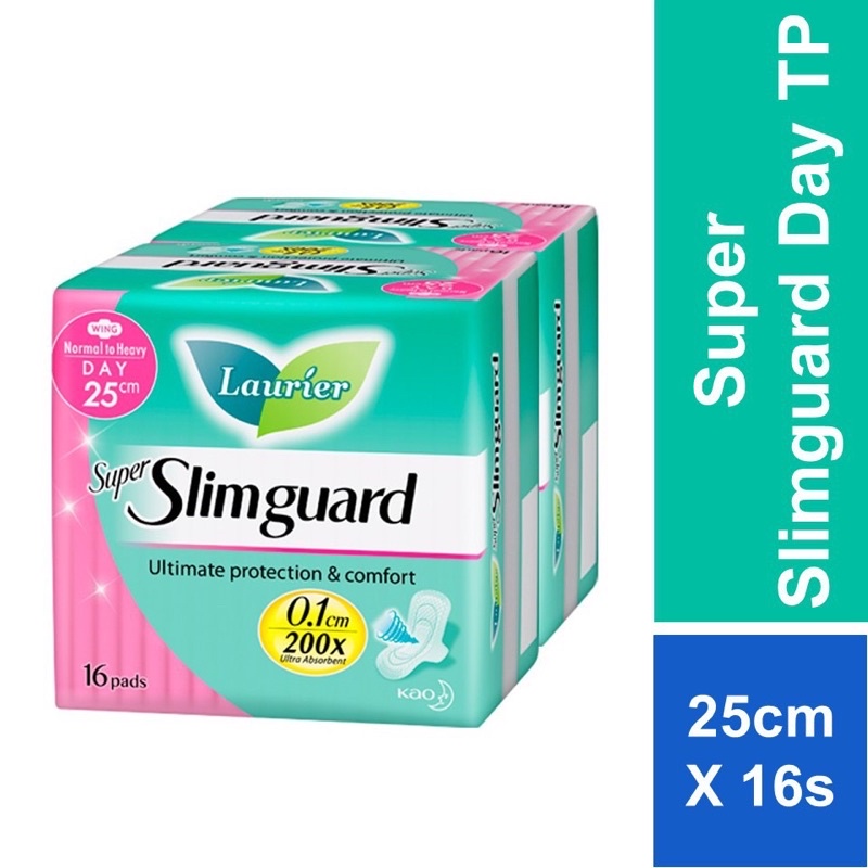 Laurier Super Slim Guard 2x16s (25cm) | Shopee Malaysia