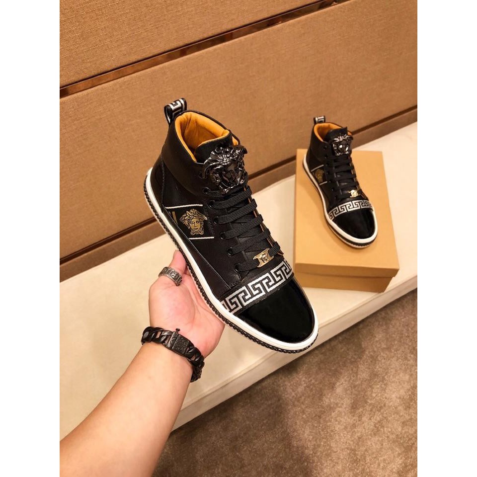high top versace shoes