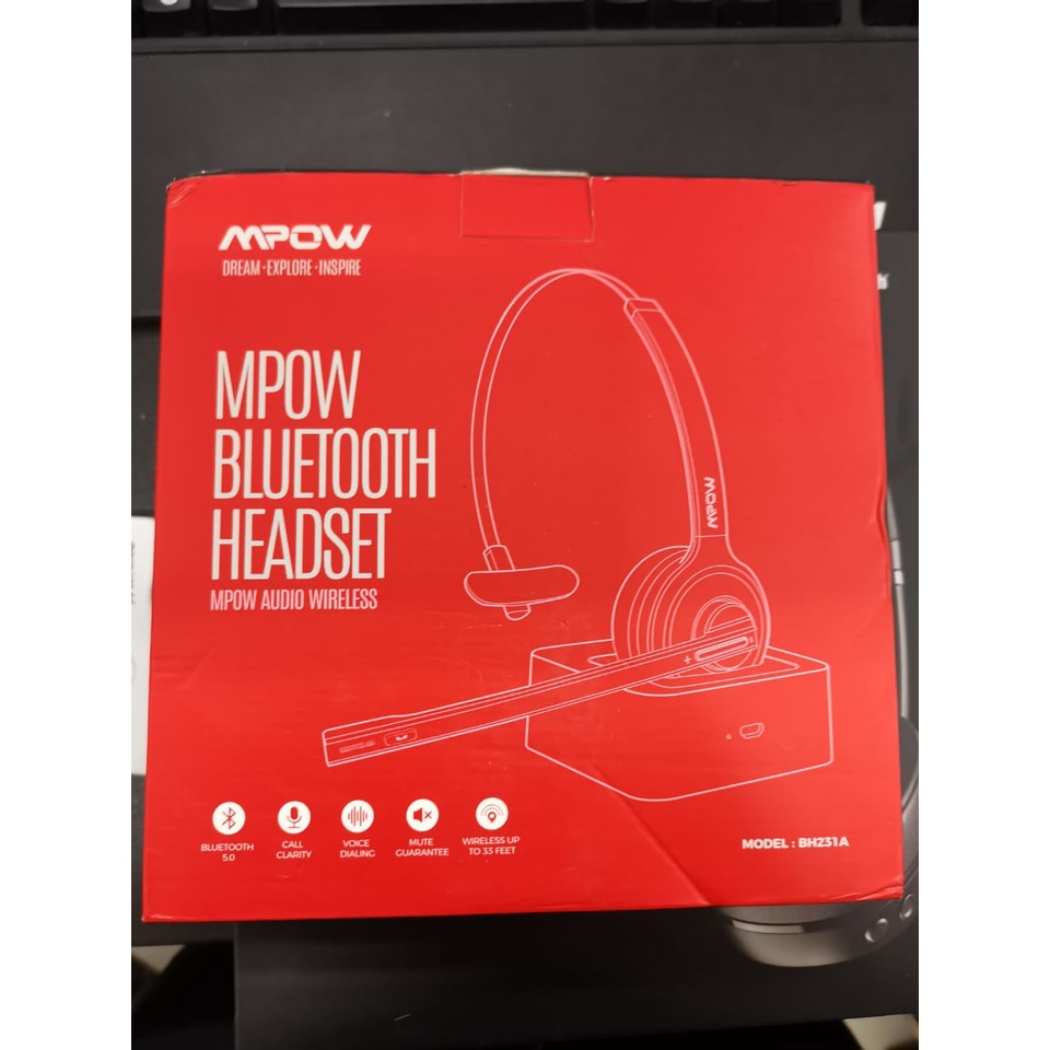 MPOW Bluetooth Headset BH231A (Box Dented) Shopee Malaysia