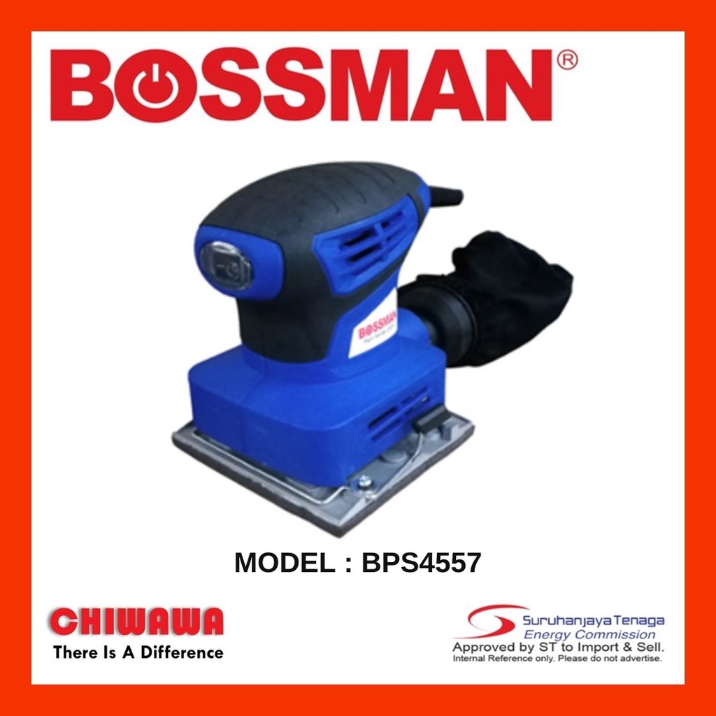 240W BBOSSMAN Palm Orbital Sander Wood Sanding Wood Working BPS4557