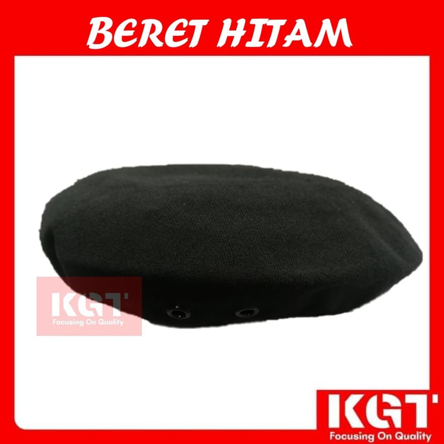 BERET HITAM PERSATUAN BULAN SABIT MERAH (BLACK BERET PBSM) 红新月 