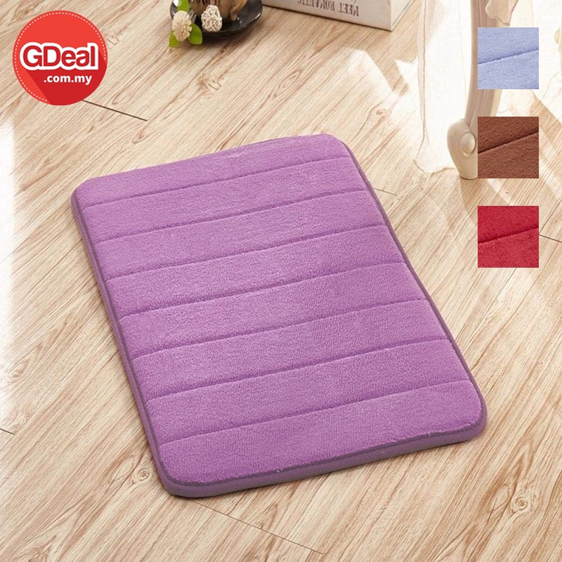 GDeal Premium Quality Thick Coral Fleece Bath Mats Bathroom Kitchen