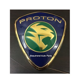 Proton Gen 2 Rear Logo Emblem Blue Original Lambang Proton Biru ...