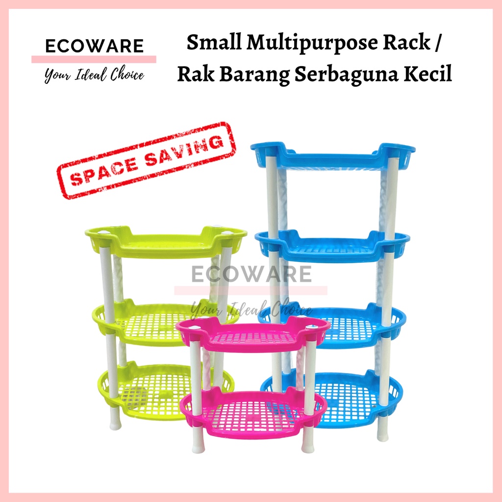 Rak Barang Serbaguna Kecil (2/3/4 Tier) / Small Multipurpose Rack ...