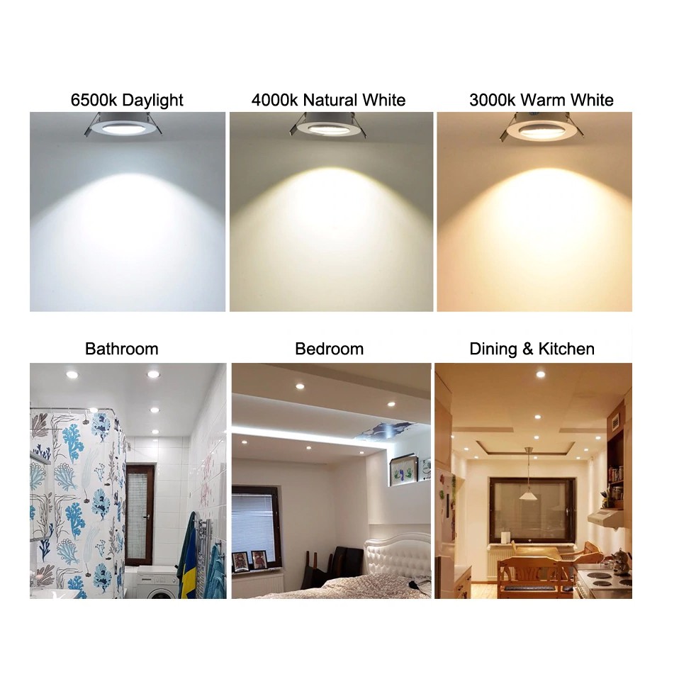 12W LED Downlight Plaster Ceiling Light 