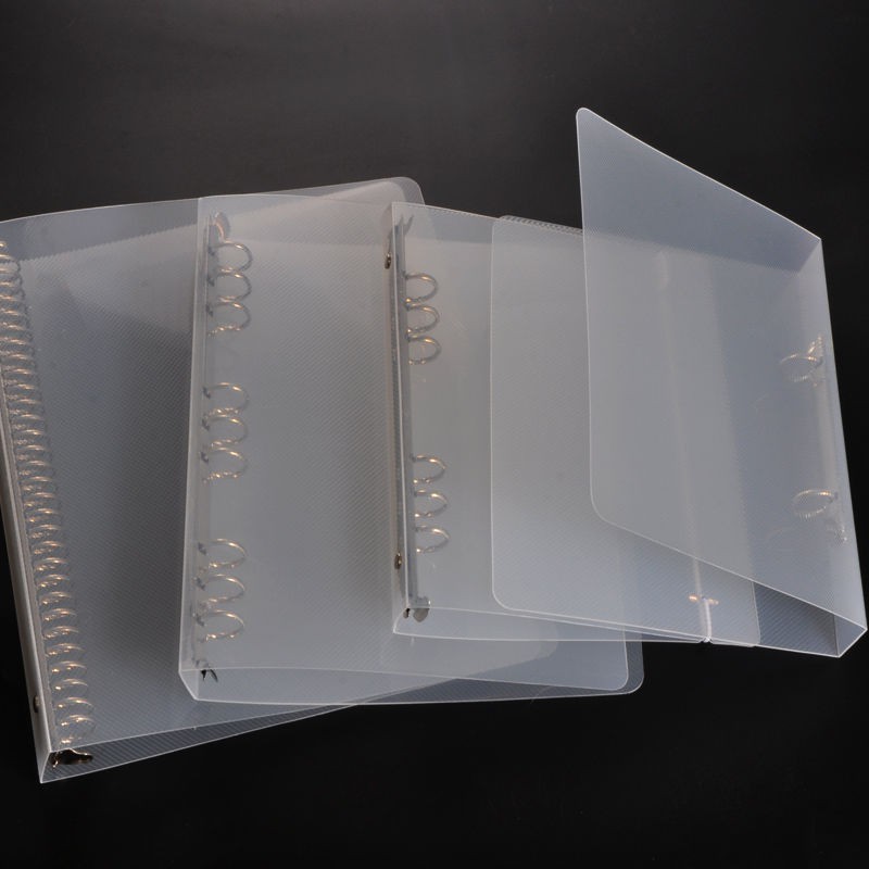 Folder perforated looseleaf this shell data book transparent twohole