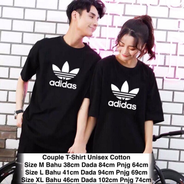 adidas t shirt couple