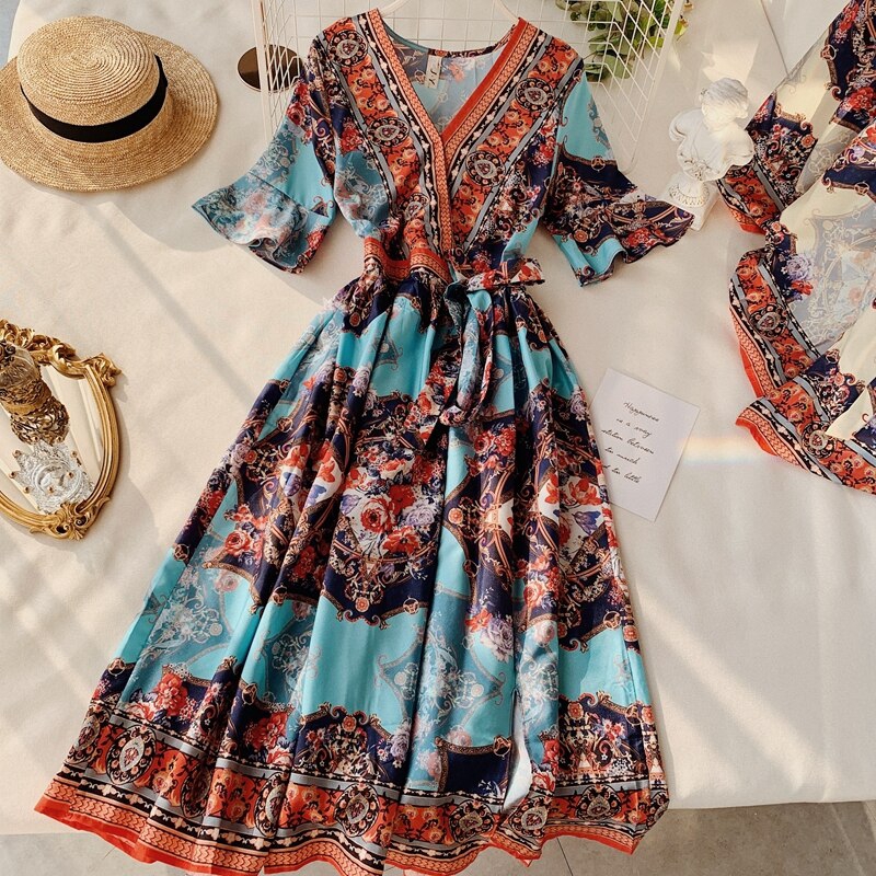 boho dress shopee