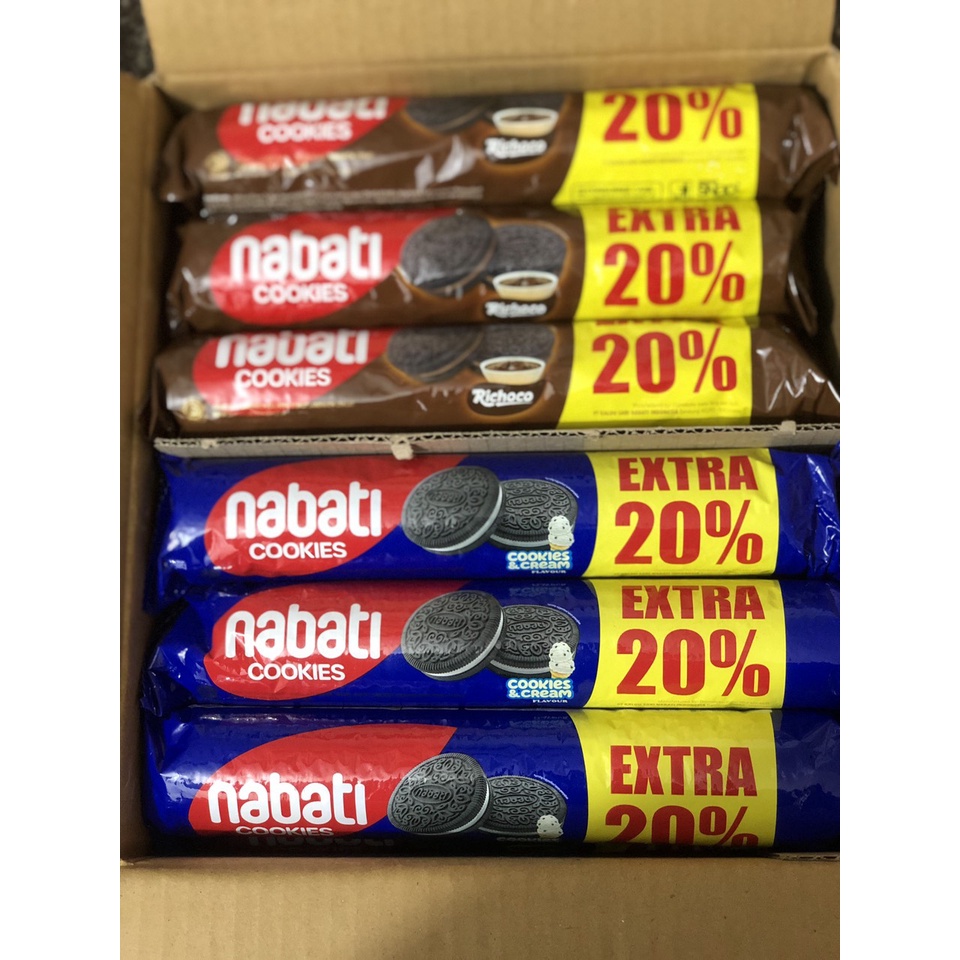 Vanilla Cream Biscuits / Chocolate Nabati COOKIES 133G Free 20% (28.5g ...