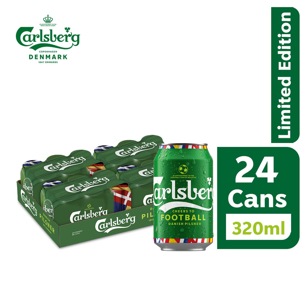 Carlsberg Danish Pilsner Beer Can 320ml X 24 Shopee Malaysia