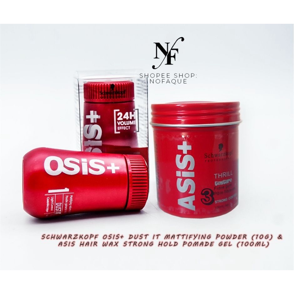 Schwarzkopf OSiS+ Dust It Mattifying Powder (10g) & ASiS Hair Wax